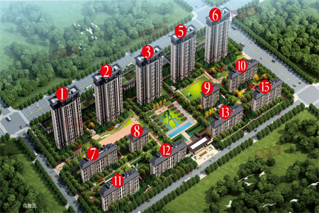 城东五洲国际广场4室2厅1卫93.8万130m2精装修出售